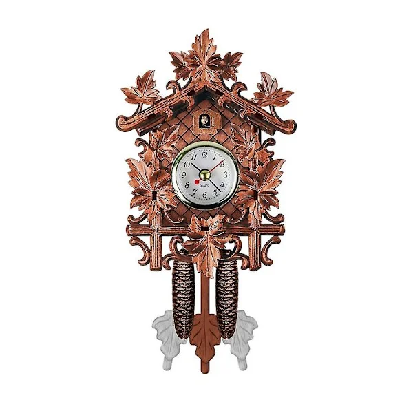 Rydding Gjøk Gjøk Veggklokke Klokkespill Vekkerklokke Retro Klokke Tre Stueklokke, Tre Klokke Veggdekor