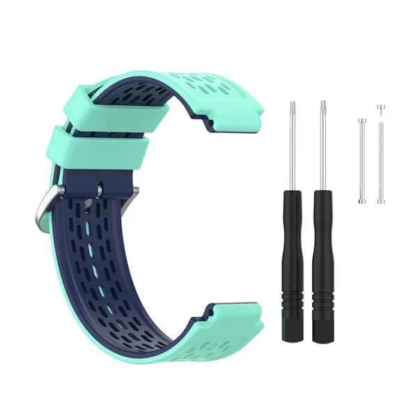 Kellon ranneke Garmin Forerunner 220/230/235/630/620/735XT, Approach S20/S5/S6 Garmin Forerunner 220/230/235/630/620/735X Turkoosi