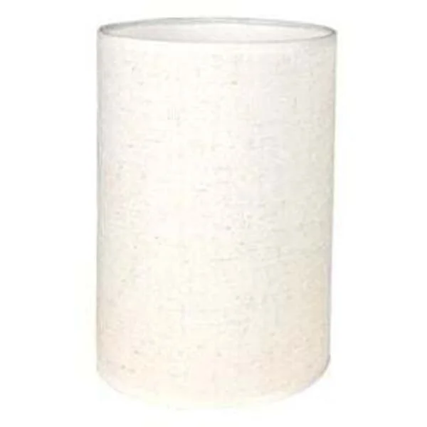 Handgjord cylindrisk lampskärm i linne. För bordslampa, taklampa, golvlampa (vit. Diameter 14 cm x Höjd 20 cm) - RAPANDA