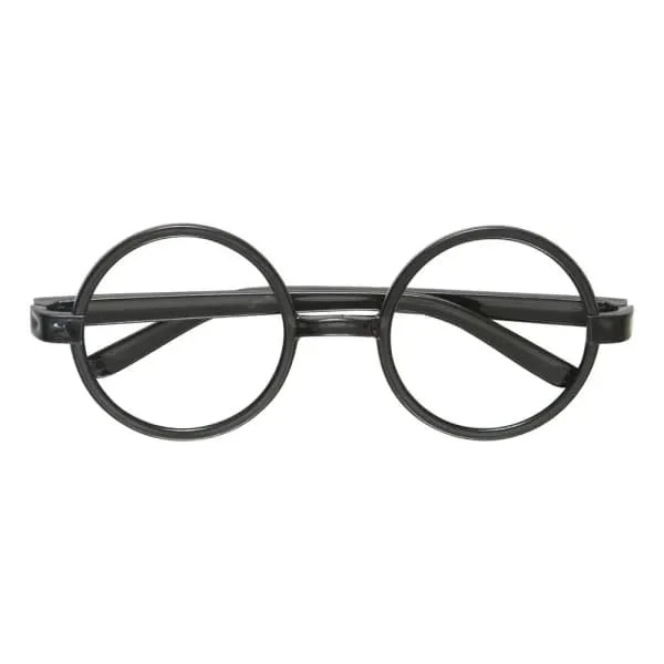 Halloween sorte runde stel Harry Potter briller uden linser
