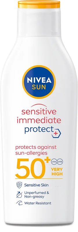NIVEA Sensitive Protect Allergy Lotion SPF 50+ 200 ml, Hudpleje, Solcreme & Solpleje, Solcreme