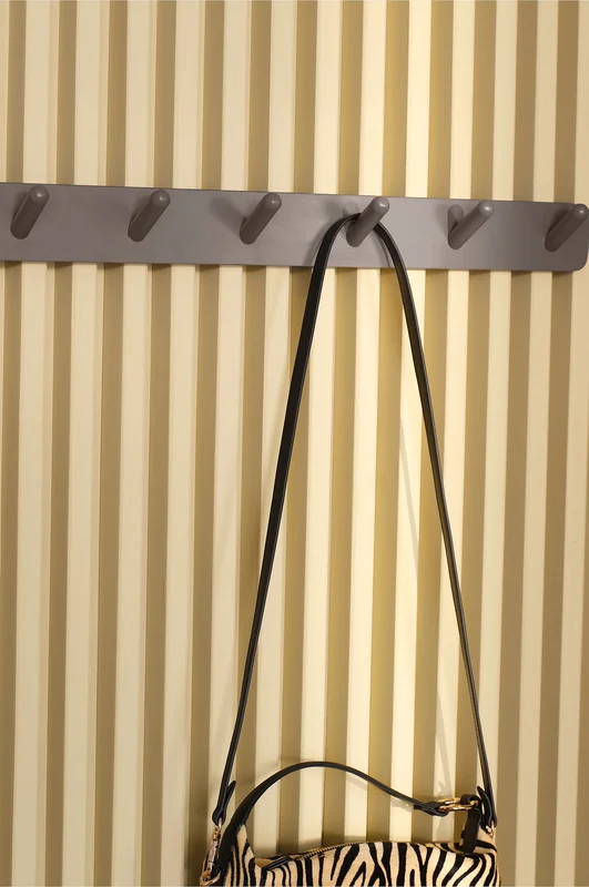 Jotex - Wandrek Met Haken 75 Cm Grijs Grijs - COLE - Koop Halmeubels bij Jotex
