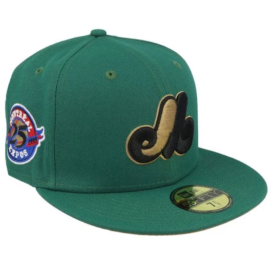 New Era - MLB - Green - fitted - Cap - Montreal Expos Mossy Meadows 59FIFTY Green Fitted - Hatstore