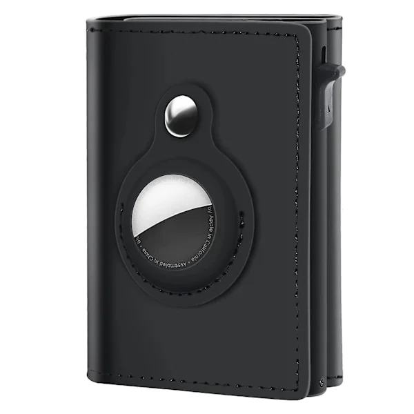 Airtag Wallet Ægte Læder Air Tag Wallet Rfid Teknologi Kreditkort Taske Minimalistisk Wallet Egnet Til Apple Airtag