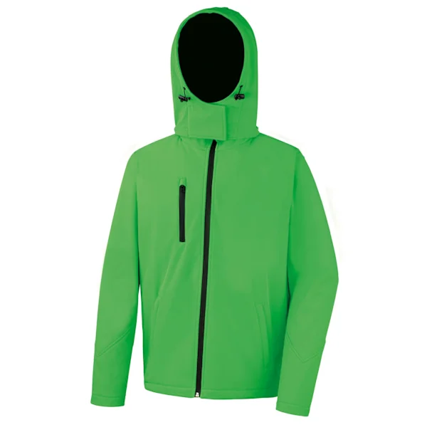 Result Core Herr Huvtröja Softshell Jacka XXL Vivid Green/Black
