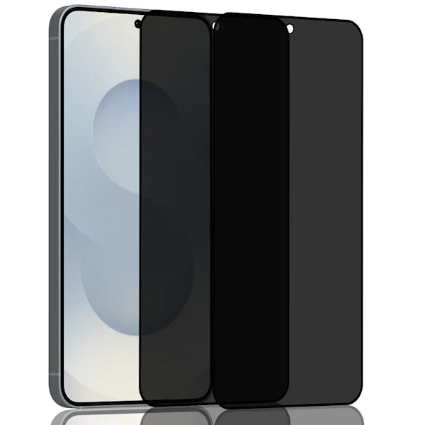 2-pack Samsung S25 Edge Sekretess Skärmskydd - Härdat Glas 9H - Superkvalitet 3D Samsung S25 Edge Samsung S25 Edge