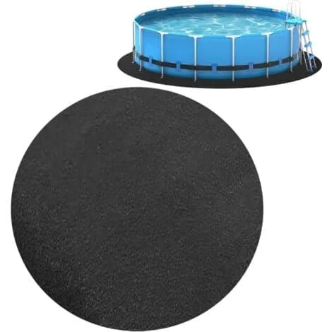 Poolgolvsmatta, Poolmatta för ovanmarkspool, Rund poolmatta för repor och punkteringar, Diameter ca 4,6 m.ca-XF13-