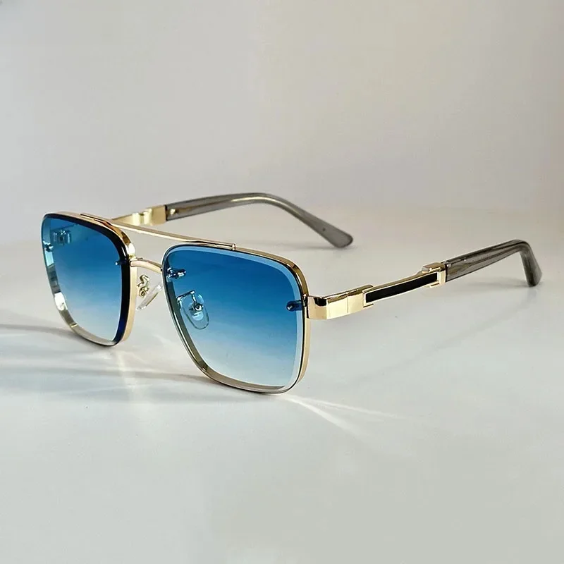 AliExpress - 2025 neue Quadratische Sonnenbrille Männer Luxus Urlaub Sonnenbrille Frauen Vintage-Mode Gläser Retro Shades Gafas De Sol Hombre 