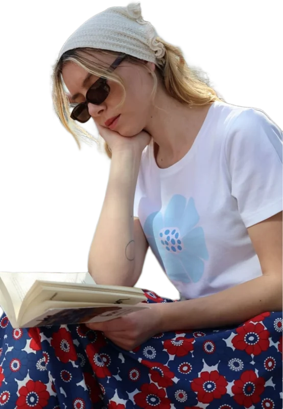Jumperfabriken Amy T-shirt T-shirts & toppar Dam Vit M