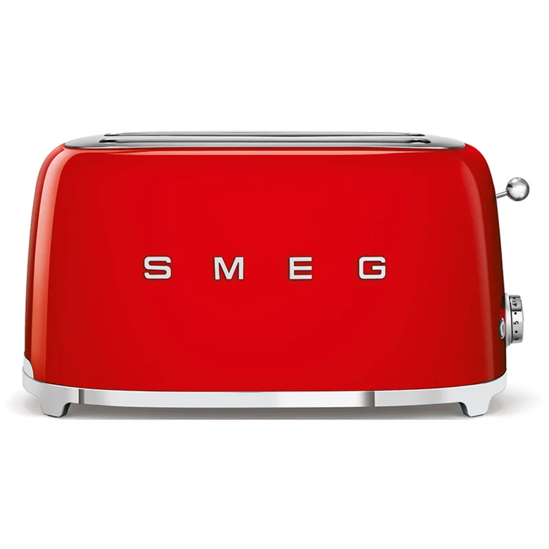 Smeg TSF02RDEU Brödrost 4 Skivor Röd | Köksmaskiner > Brödrostar | Bagaren och Kocken
