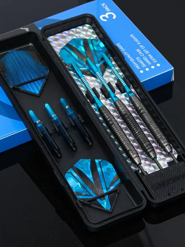 AliExpress - Professionelles Hartmetall-Dart-Set 20g, Dart-Zubehör inklusive Ersatz-Dartschäfte und -Flügel, Hartschalen-Aufbewahrungs- und Schutzbox,