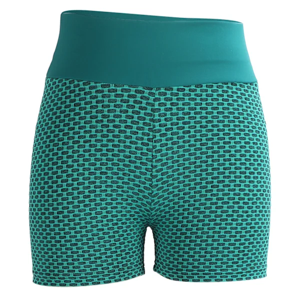 Booty Shorts High Waist Yoga Shorts Elastisk Midje Løpe Gym Trening Biker Shorts for Kvinner XL