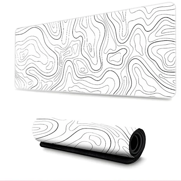 Large mouse pad desk pad White S White[TT]