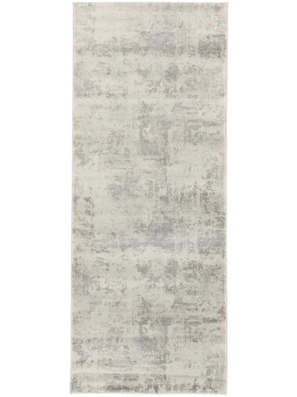 Abstracta Harper Gris Claro Alfombra De Pasillo Pequeño Oeko-Tex