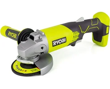 Ryobi-R18AG-0-Batteridrevet vinkelsliper med ergonomisk grep-Tools & Garden-Vinkelslipere