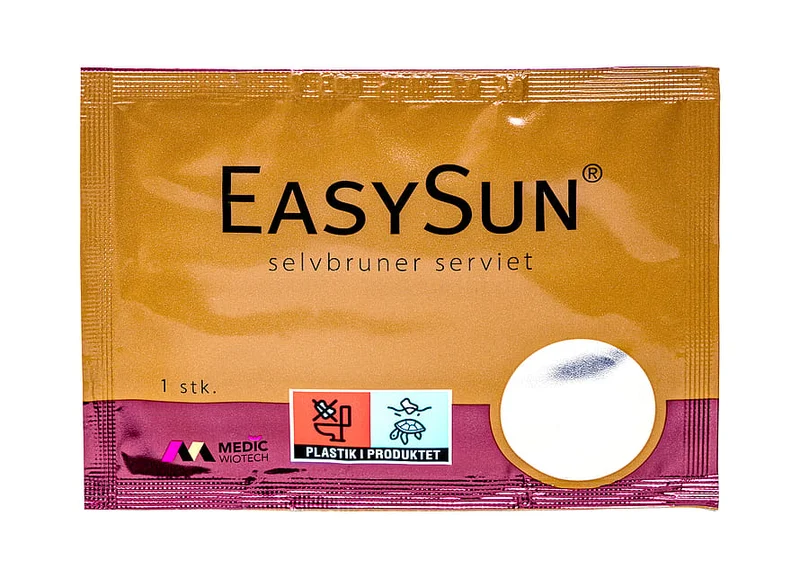 10 for 130,-, EasySun Selvbruner Serviet, Hudpleje, Solcreme & Solpleje, Selvbruner