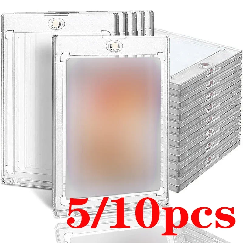 AliExpress - Porte-cartes magnétiques pour cartes à collectionner, étui rigide de protection, pochette de protection transparente en acrylique pour 
