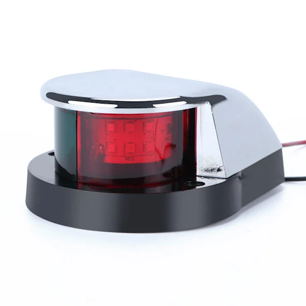 Båtsnavigationslampor med LED, 12 LED, Röd och Grön LED