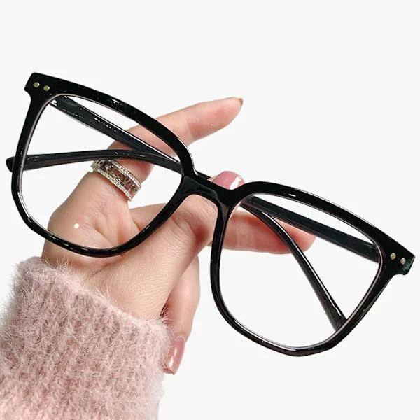 Unisex Blue Light Blocking Glasses Lightweight Prescription Glasses for Gaming Reading Students Light Frame Bright Frame