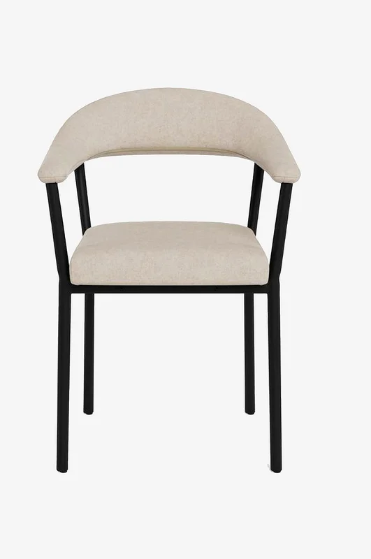 AC Design Furniture - Vivi spisestol med armlenerboks 2 stk - Beige - Stoler - Fra Homeroom