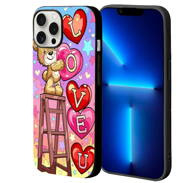 Hjärta iPhone 12 Pro Max Skal, iPhone 12 Pro Mobiltelefoner, för iPhone 17 16 15 14 13 XR X 8 12 11 PRO Max 7 XS 6 Plus Alla hjärtans dag Skal