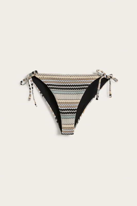 Kappahl | Bikinitrosor med knytband Mörkbeige L | Dam