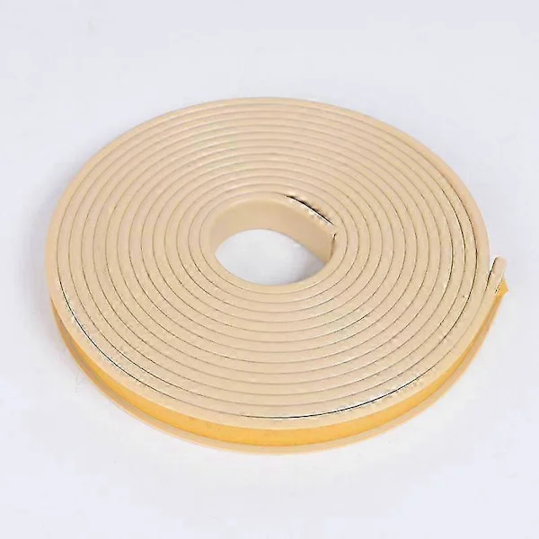 5M U-shaped Edge Banding Self-adhesive Edge Banding TPE Rubber Wood Board Chair Table Protection Furniture Decoration beige[qb] 18mm beige