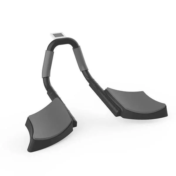 Bærbar Multifunksjonell Tidtaking Plank Trener Push Up Board med Timer Treningsutstyr som Hjelper med å Bygge Kjerne Styrke Svart