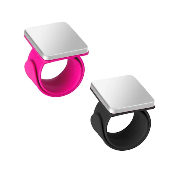 2 st Magnetisk Nåldyna Armband – Starkt grepp för sömnad & flätning, Bekväm bärbar design, Håller nålar/nålar O