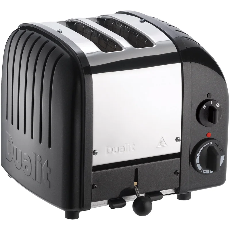 Dualit Newgen 2 slice toaster, sort | KitchenOne
