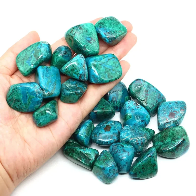 AliExpress - Natuurlijke Chrysocolla Trommelstenen Reiki Healing Kristallen Mineraal Quartz Specimen Bulk Edelstenen Aquarium Aquarium Tuin Home Decor