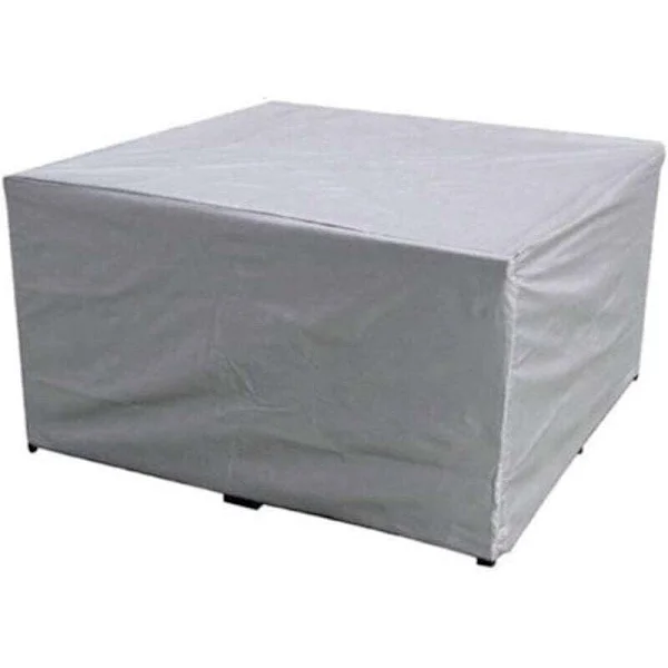 Garden Furniture Cover, Waterproof Polyester Fabric, for Garden Tables and Chairs, Anti-UV, for Rectangular Garden Table and Chairs - 115x115x70 CM.