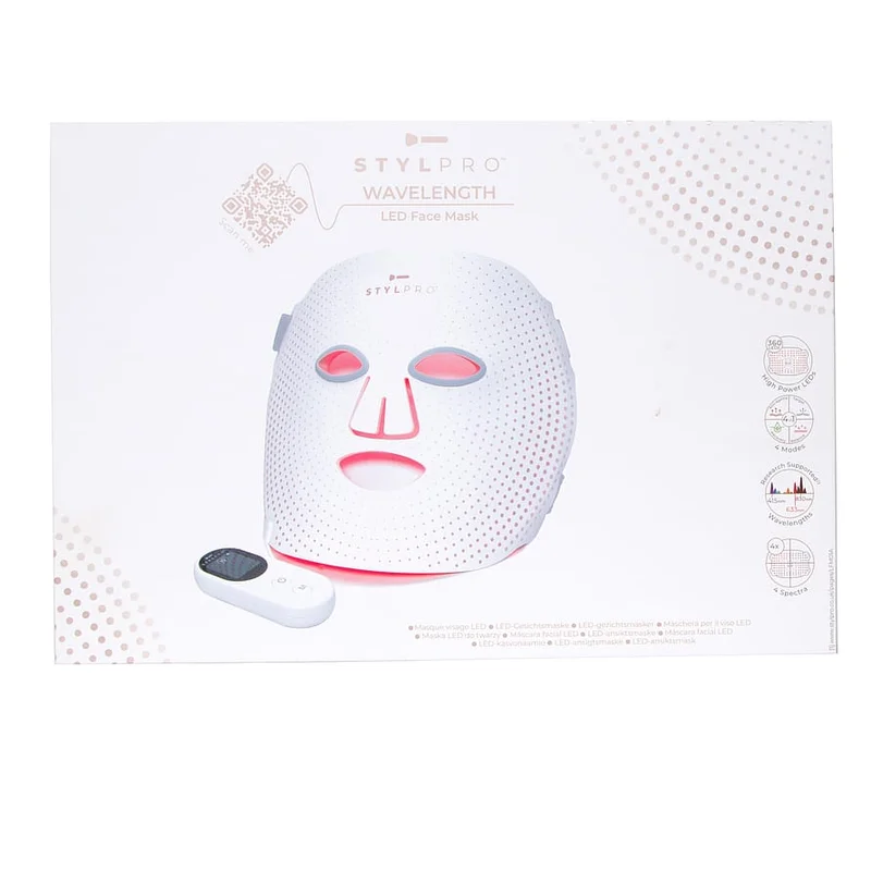 STYLPRO Wavelength LED Face Mask, Hudpleje, Ansigtsbehandling, Elektronisk Ansigtsbehandling
