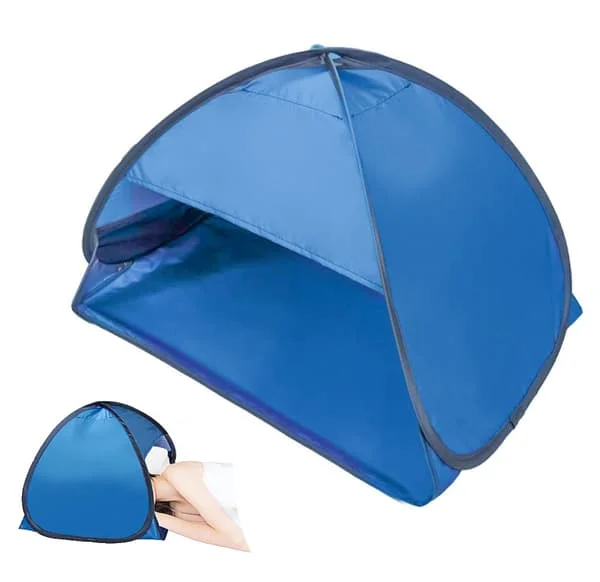 Mini bärbar tält - Resepudde - Huvudparaply - Paraplyhattar - Campingkudde - Strandkudde - Fällbart bärbart tält - Strand