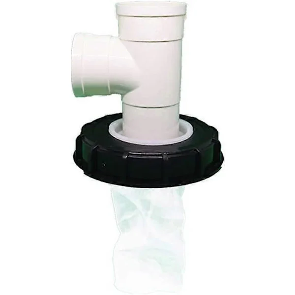 IBC Lock Filter IBC Tank Tillbehör 165mm Nylon Filterlock med Nätfilter Lertunna Topplock för IBC Regnvattentank