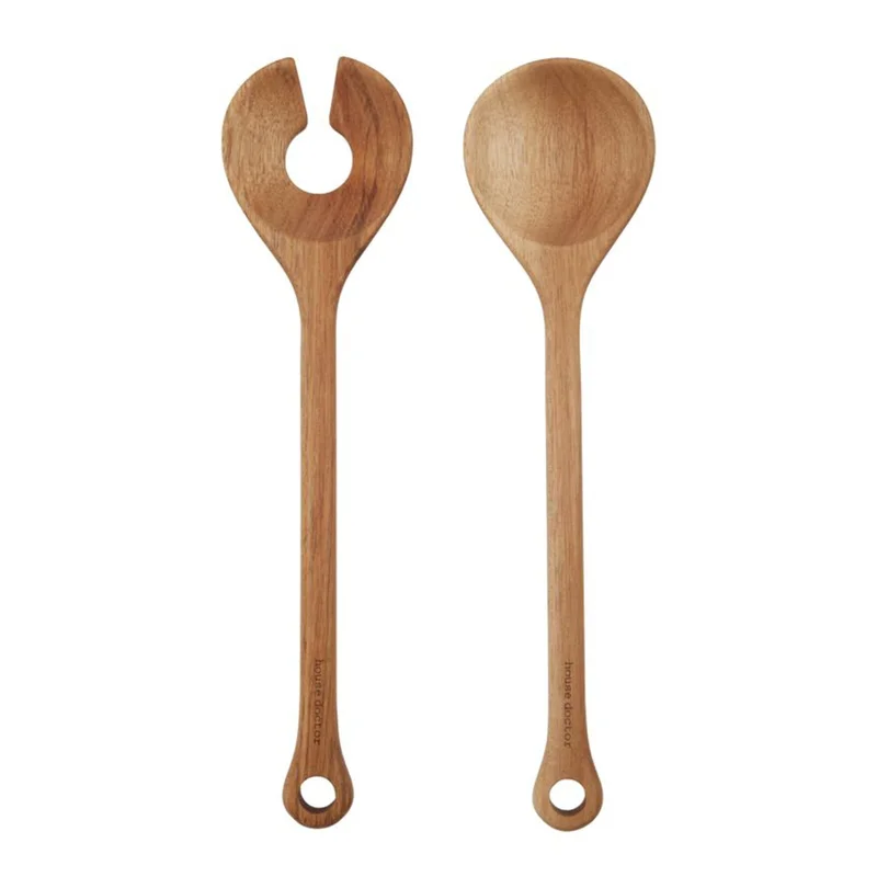 House doctor Eya salatbestikk 27,5 cm, natur