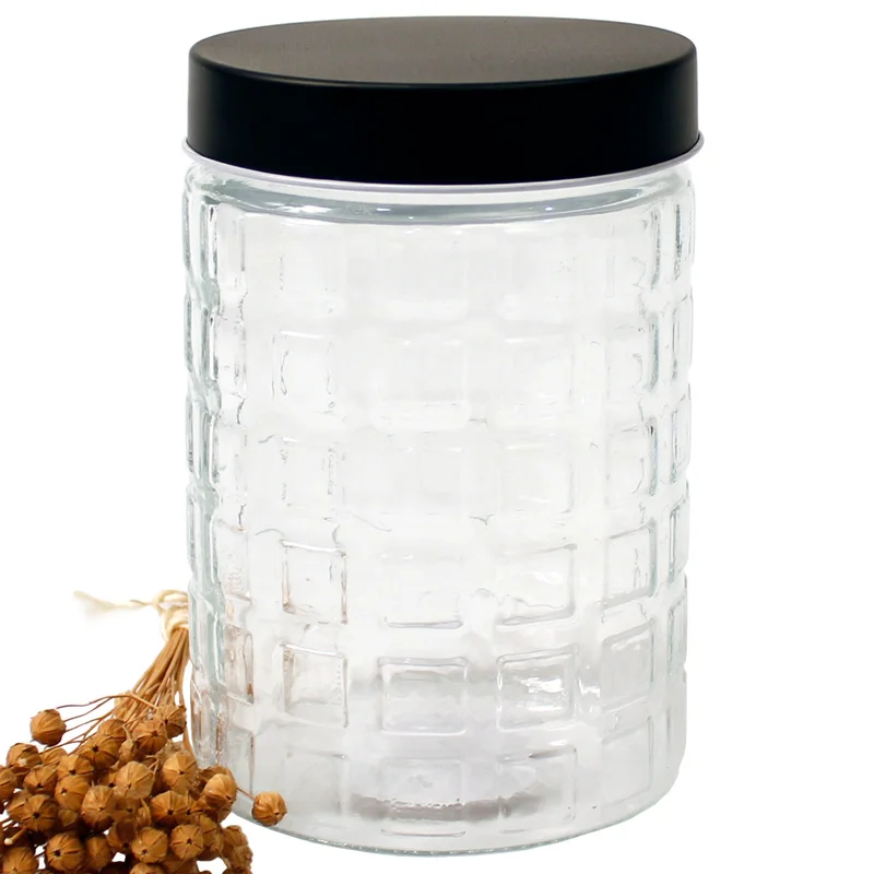 Glasskrukke med Skrulokk 1,2L