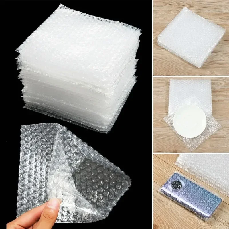 AliExpress - 50 stks PE Clear Demping Covers Envelop Schokbestendig Pakket Witte Bubble Bag Beschermende Wrap Foam Verpakking Zakken