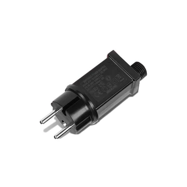 12V LED Strømforsyning, IP44 LED Transformator Lavspenning LED Adapter Driver for Julebelysning, Lyslenke