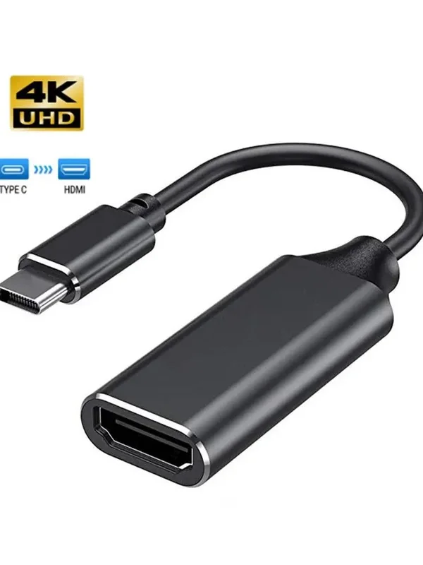 AliExpress - Typ-C-auf-HDMI-kompatibler Adapter-Konverter 4K 60Hz USB-C auf HDTV für MacBook Pro Air iPad Pro Samsung Galaxy S10/S9 USB-C HDTV