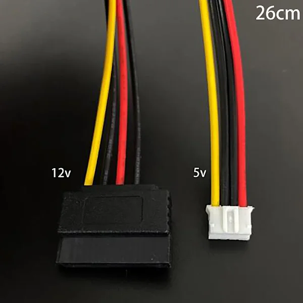 PH 2,0 mm 4-stifts liten typ till 15-stifts hårddisk SATA- power C