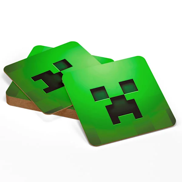 4-Pak - Glassbrikker Minecraft - Underlag til Glass