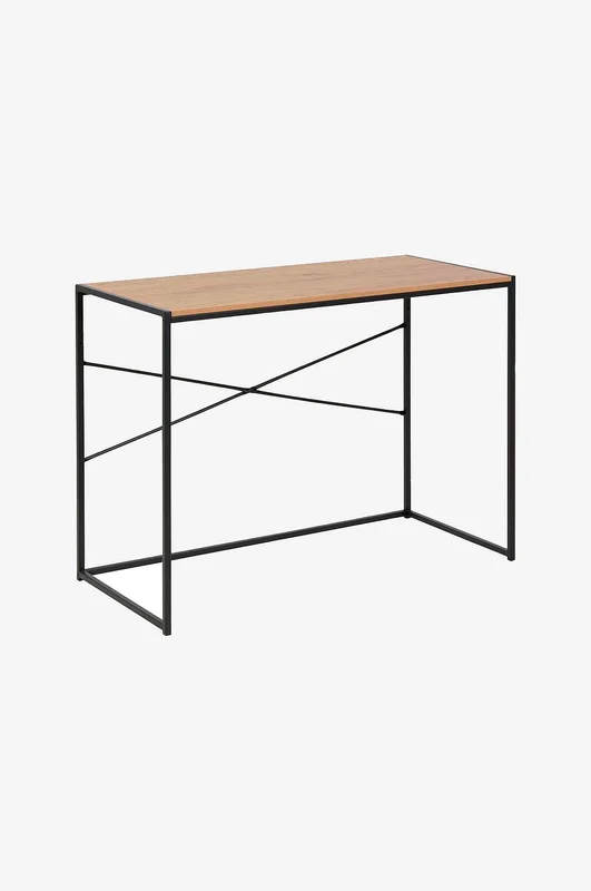 AC Design Furniture - Seaford rektangulärt skrivbord 100x45x75 cm - Beige - Skrivbord - Från Homeroom