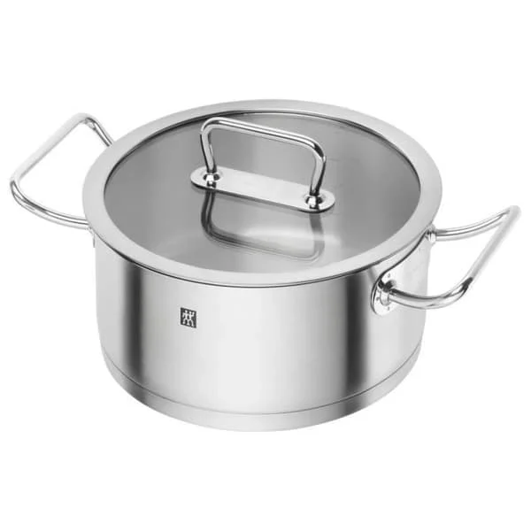 Gryta - ZWILLING - ZWILLING Pro - 24 cm - Rostfritt stål 18/10 - Glaslock