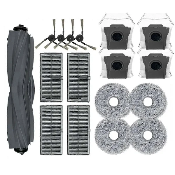 Tillbehör för Dreame X40 Ultra, X40 Pro, S30 Pro Ultra - Rullborste, Sidoborste, Filter, Moppduk, Dammsäck