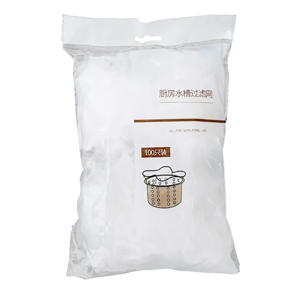 Polyester High Density Engangs Elastisk Luktfri Oppvaskmaskin Filter Nett 100 stk