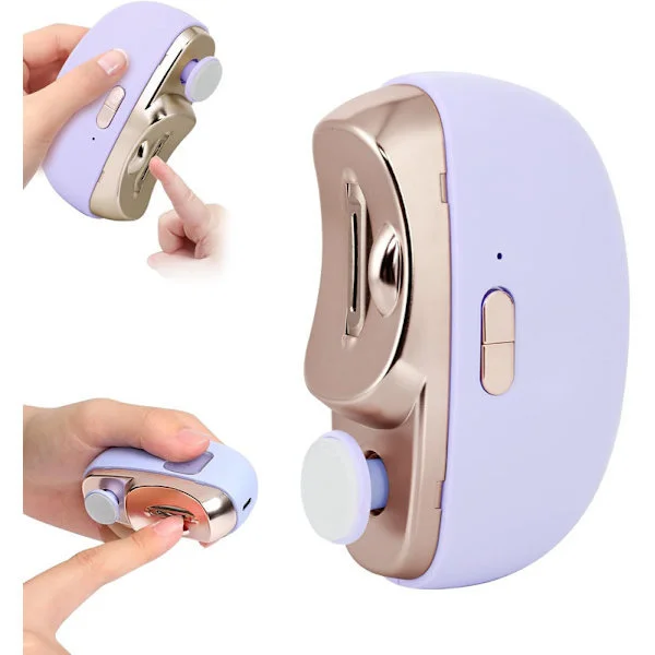 Toenail for Thick Toenails Electric Nail Clipper Automatic Nail Trimmer 2 in 1 Nail & Remover for Hands and F,AB