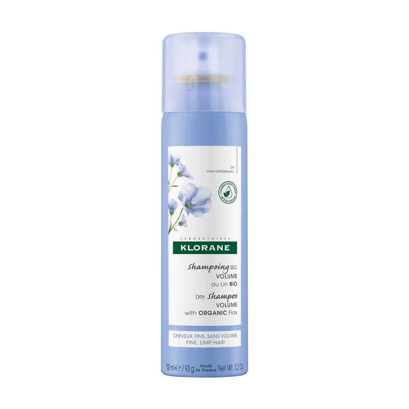 Klorane Fibre di Lino Shampoo Secco Volume Lino Bio 150ml - Shampoo Secco