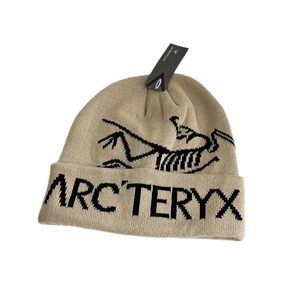 Arcteryx Bird Head Black Toque Lue Hatt Caps Khaki