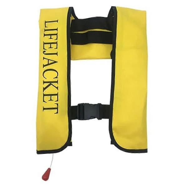 JH-CQJSY-01 Manuell Versjon Bærbar Oppblåsbar Redningsvest Voksen 300D Nylon 150N Høy Oppdrift VestB